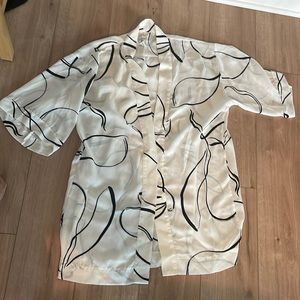 Open Cardigan Shawl/Blouse